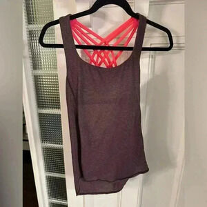 Lululemon tank & racer back sports bar a combo size 2